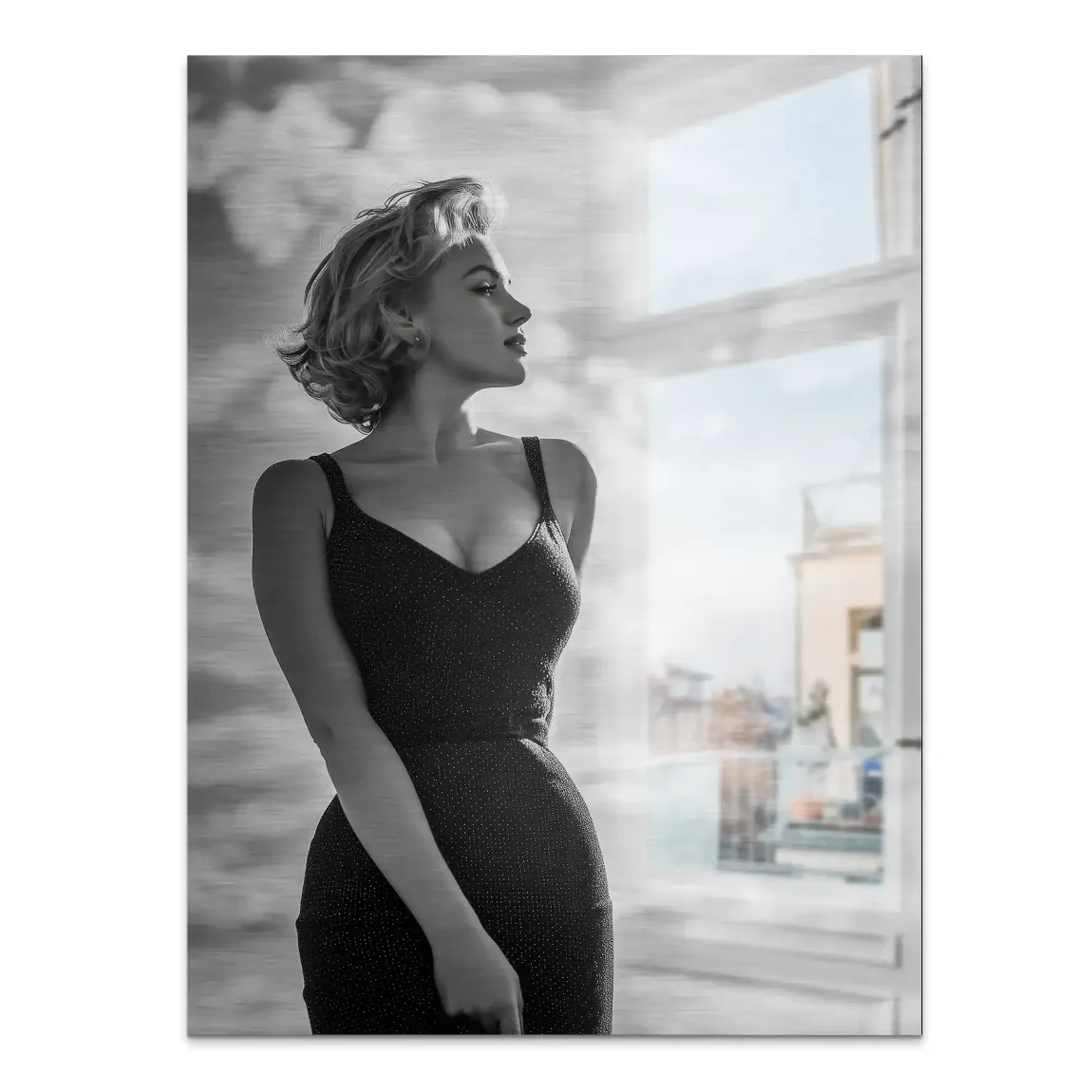 Marilyn Sunset Grace Alu Gebürstet Bild