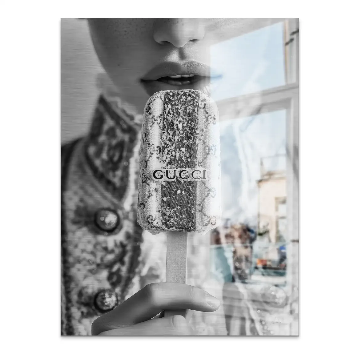 Gucci Ice Couture Noir Alu Gebürstet Bild
