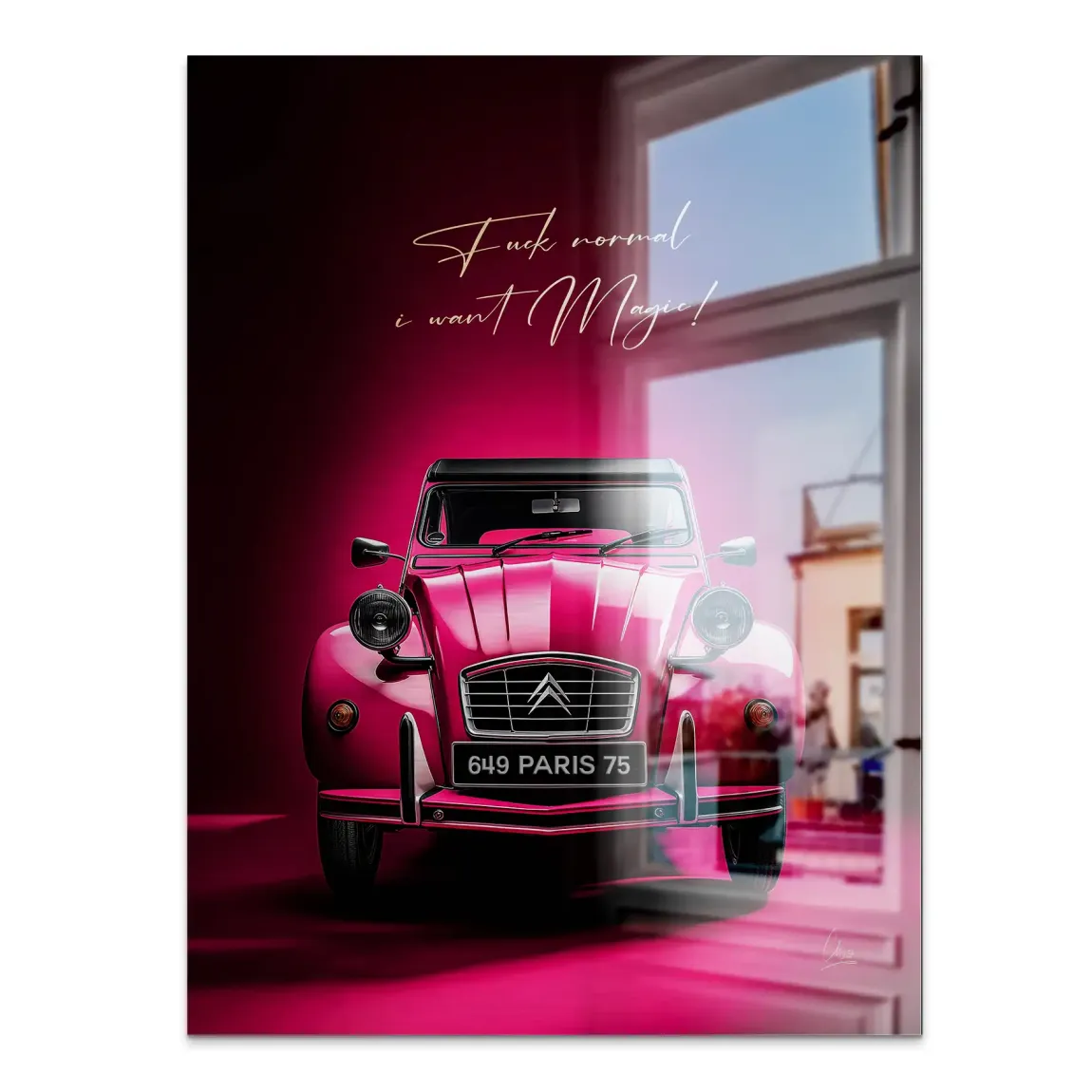 Pink Magic 2CV Alu Gebürstet Bild