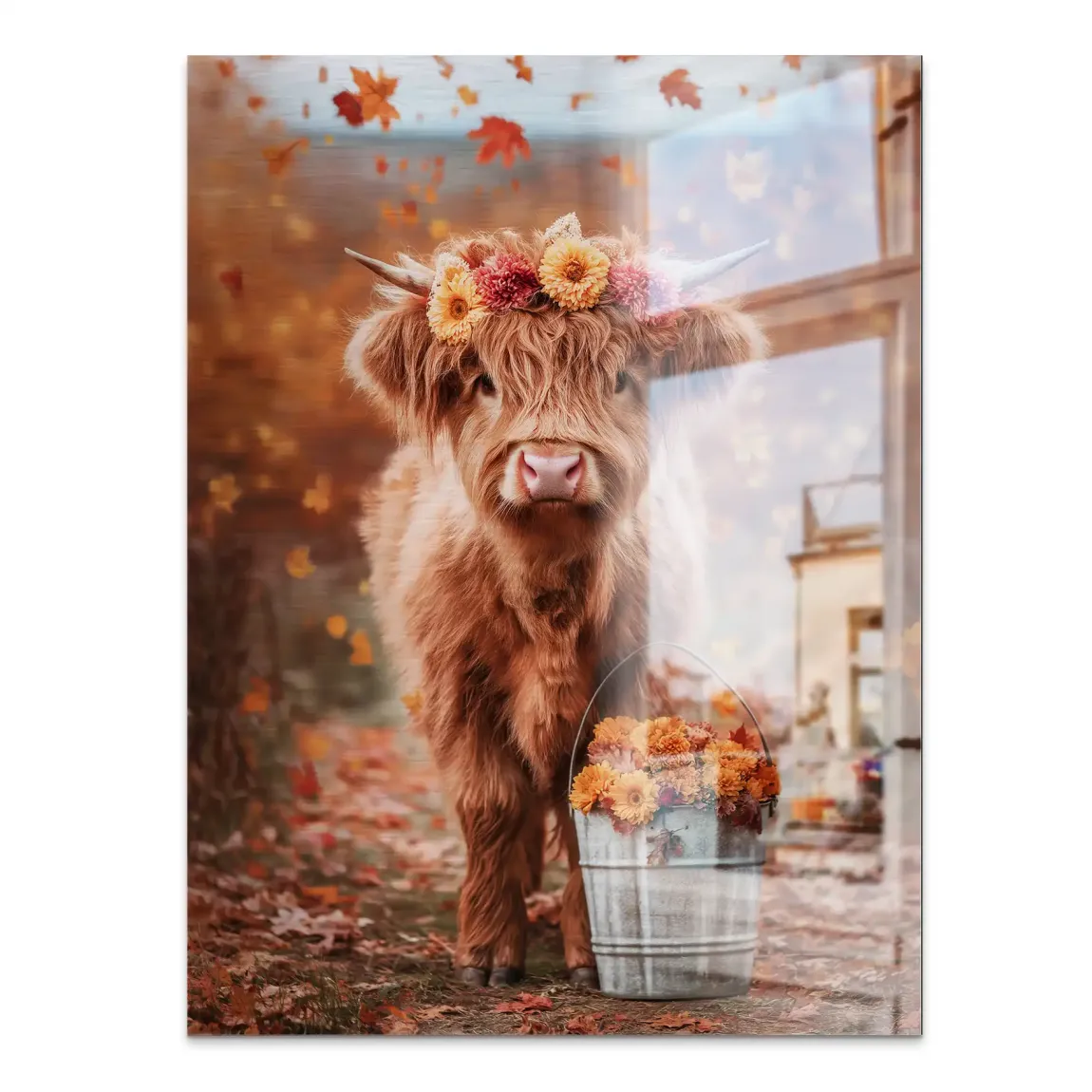 Herbstliebe Highland Alu Gebürstet Bild