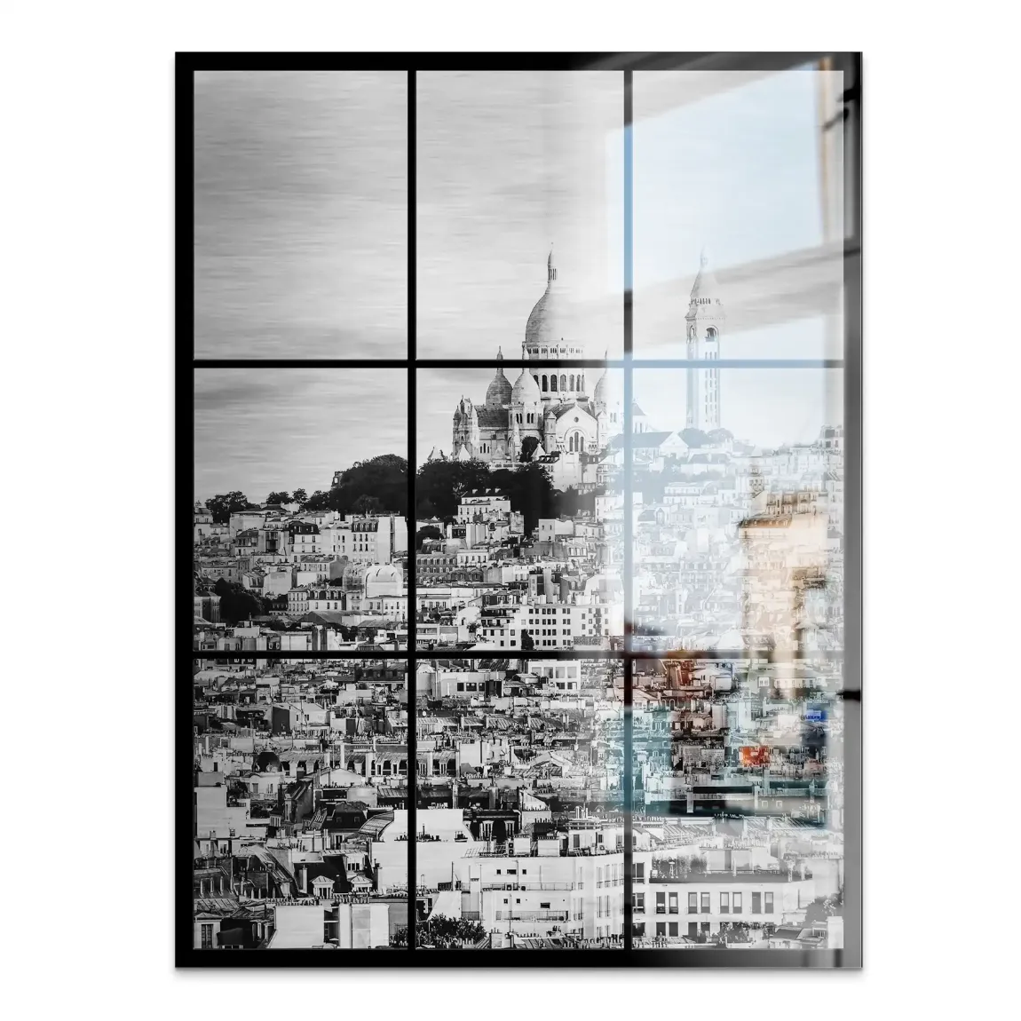 Montmartre Paris Alu Gebürstet Bild