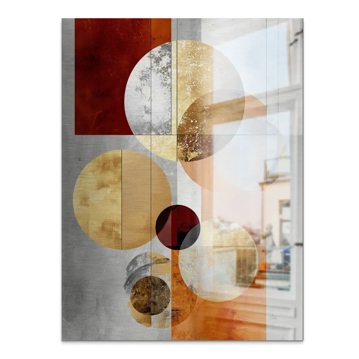 Golden Orbit Alu Gebürstet Bild