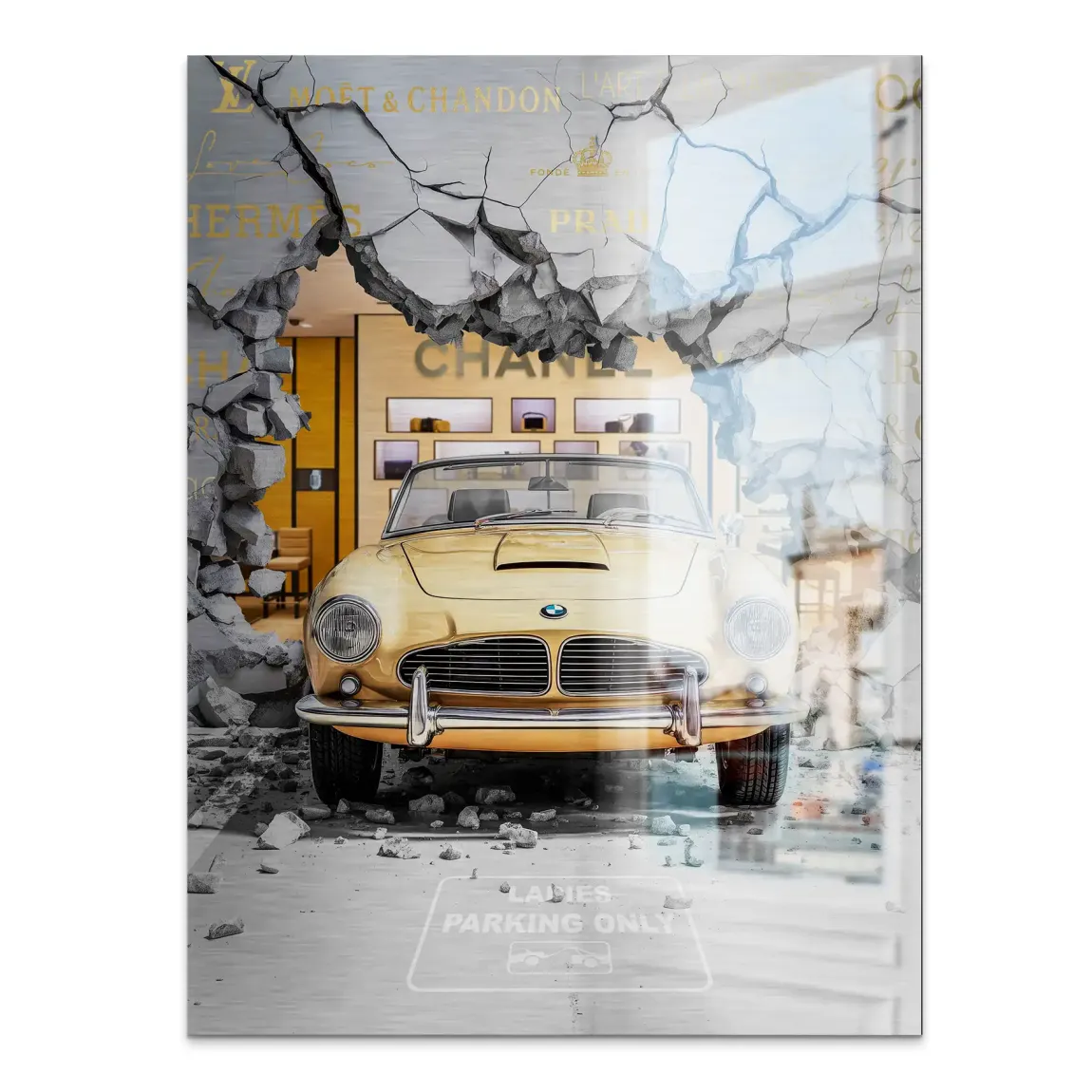 Luxury Shopping Alu Gebürstet Bild