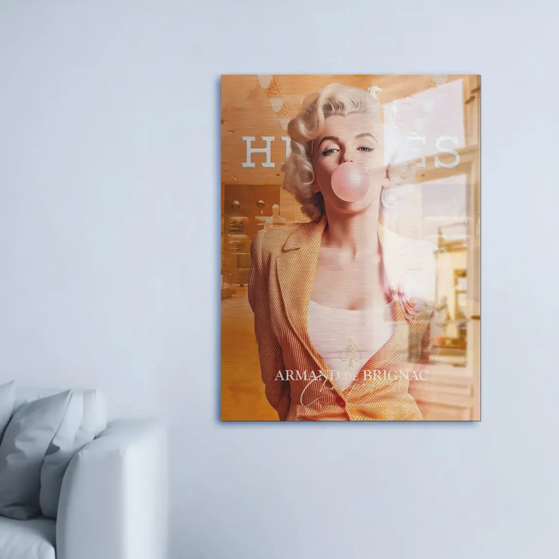 Monroe Bubble Glamour Aludibond Gebürstet INGALERIE