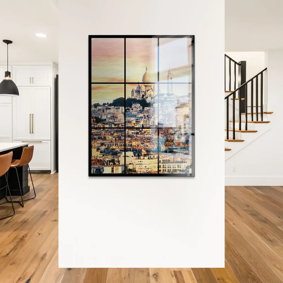 Sunrise Montmartre Paris Alu Gebürstet Bild