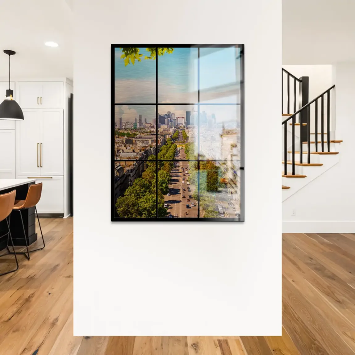 Avenue Lumière Paris Alu Gebürstet Bild