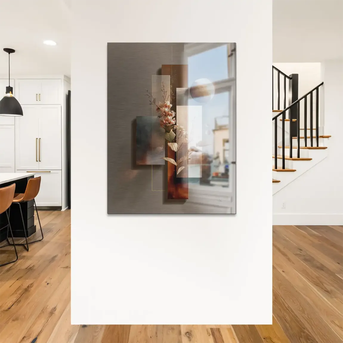 Celestial Bloom Harmony Alu Gebürstet Bild