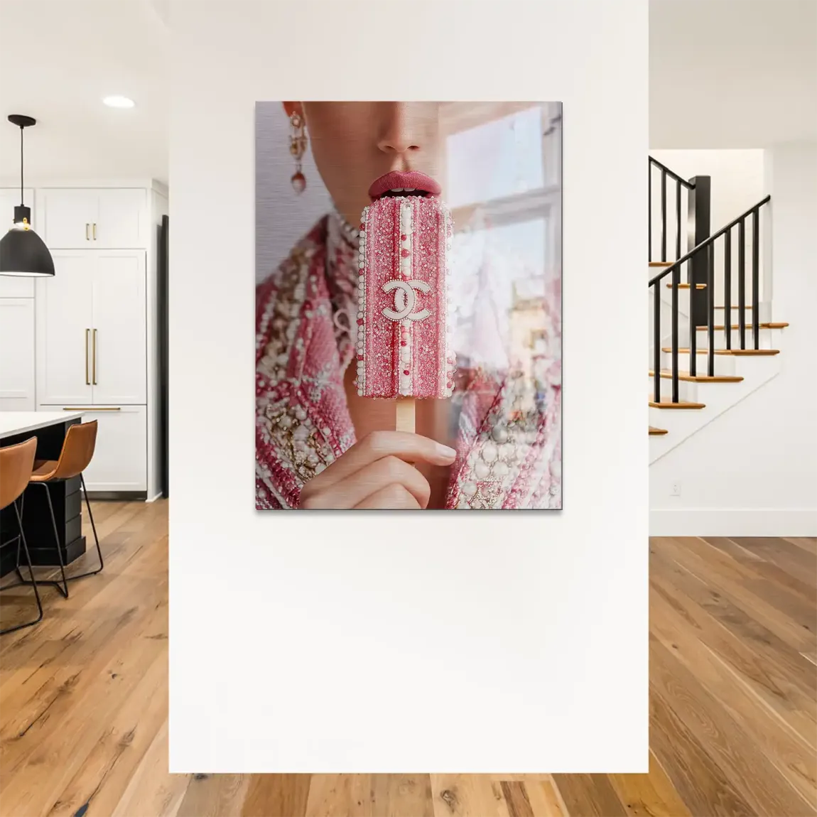 Pink Pearl Ice Couture Chanel Alu Gebürstet Bild