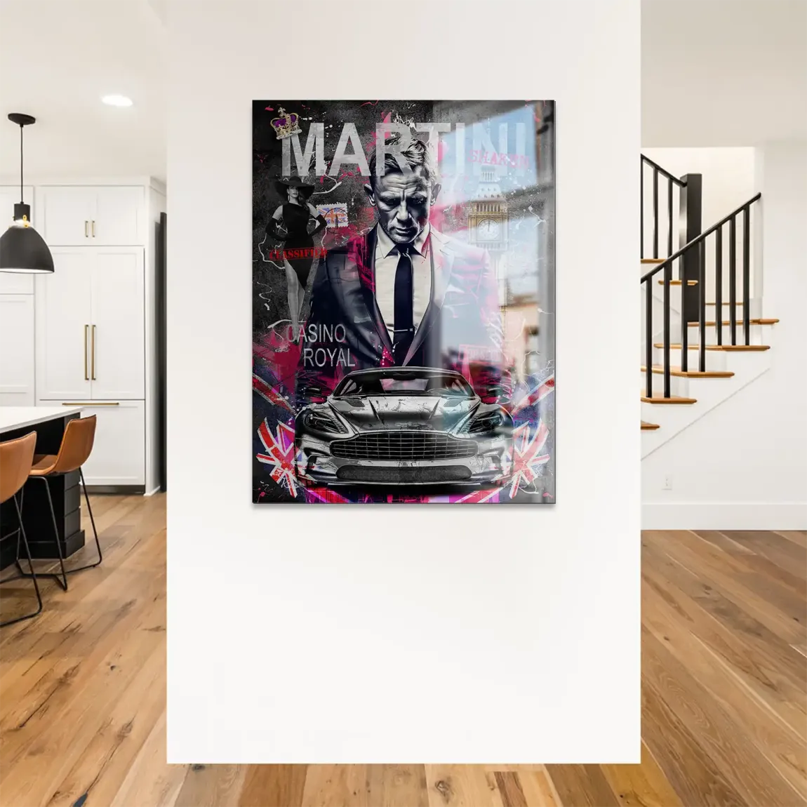 James Bond Royale Martini Alu Gebürstet Bild