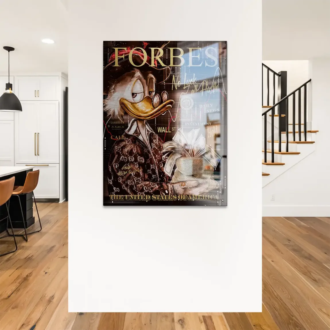 Mr Money Forbes Alu Gebürstet Bild