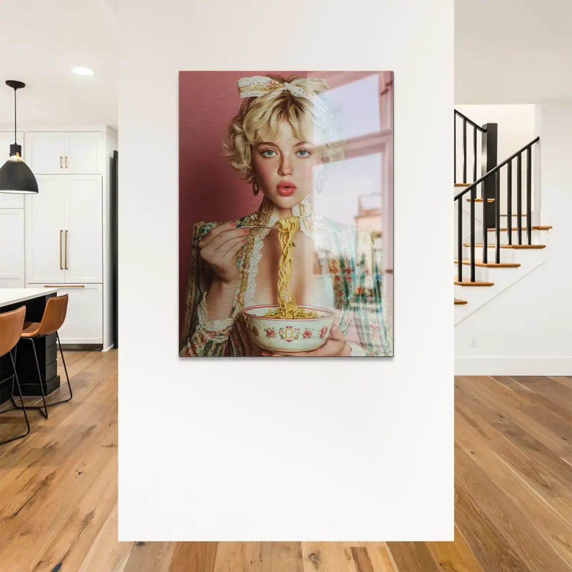 La Dolce Noodle Lady Alu Gebürstet Bild