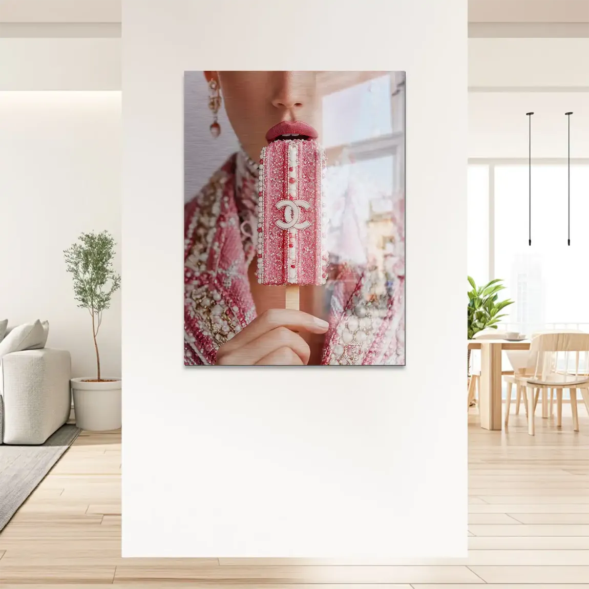 Pink Pearl Ice Couture Chanel Alu Gebürstet Bild