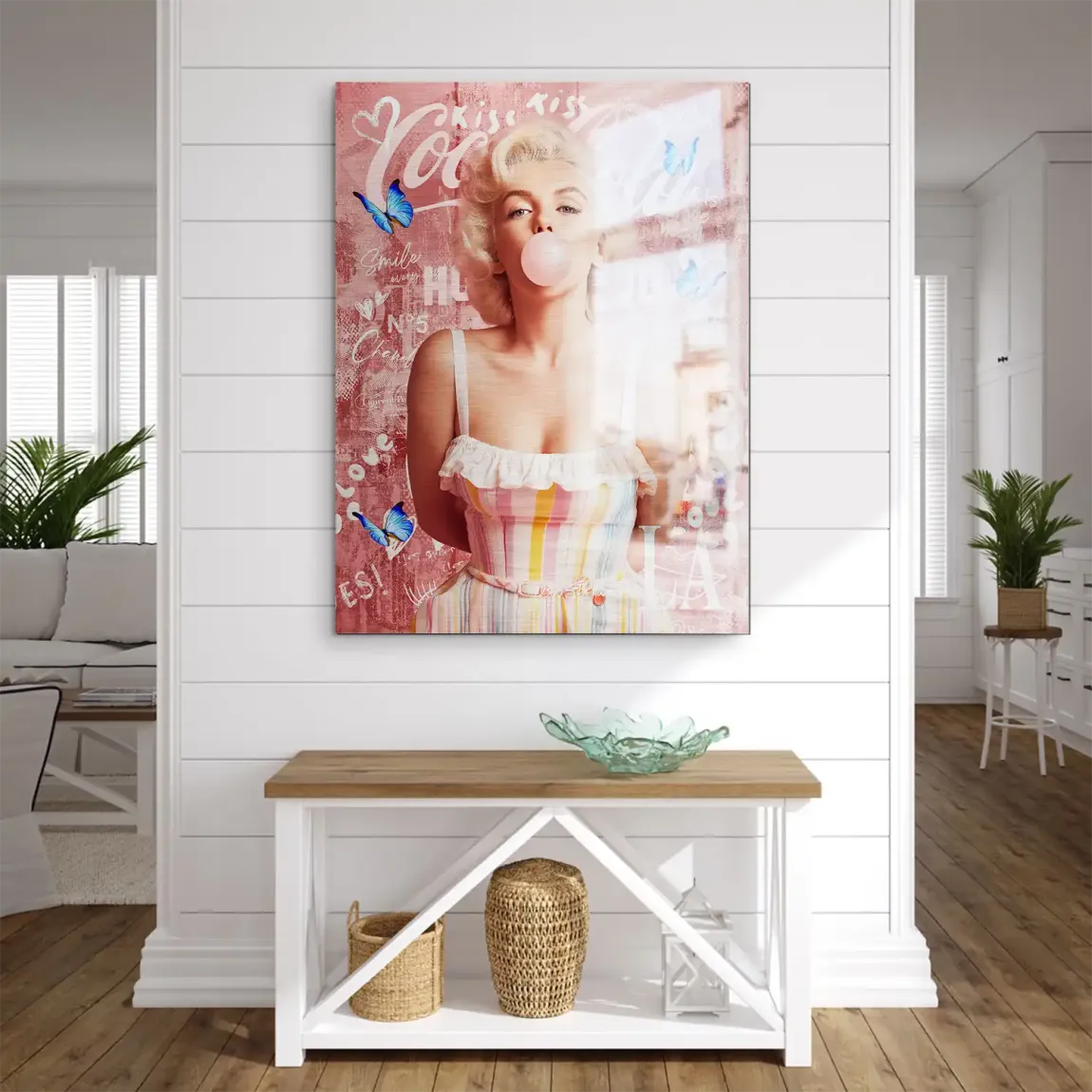 Bubble Pop Hollywood Alu Gebürstet Bild INGALERIE