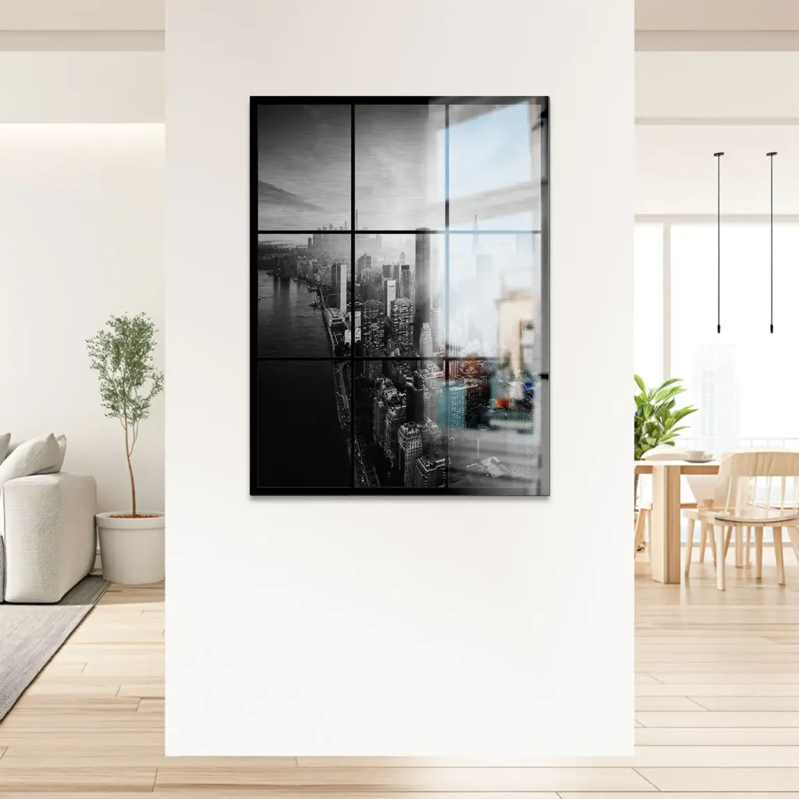 Silent Heights New York Alu Gebürstet Bild