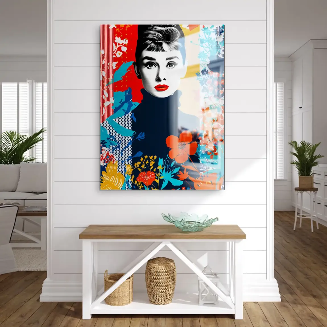 Audrey Hepburn Bloom Edition Aludibond Gebürstet INGALERIE
