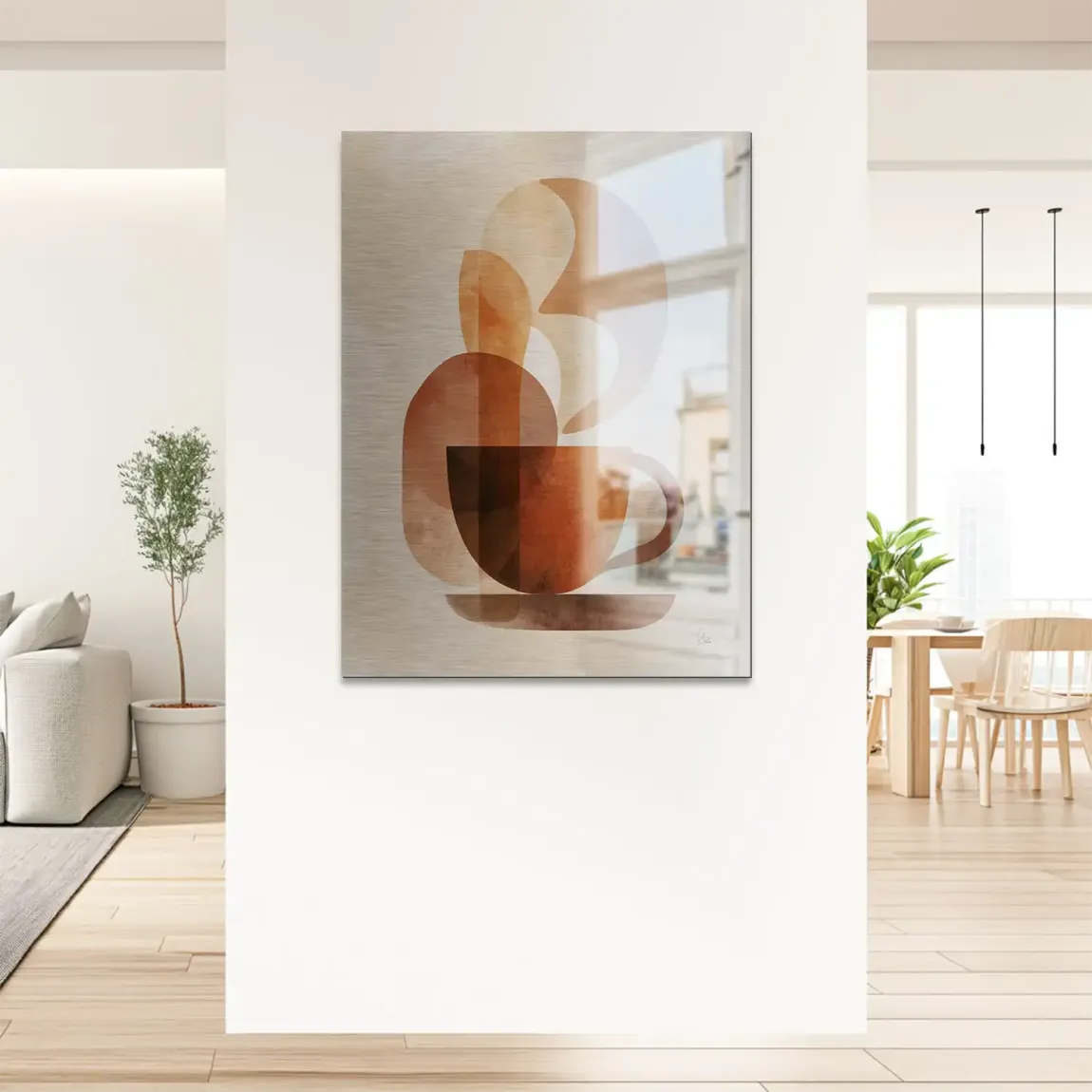 Warm Aroma Alu Gebürstet Bild