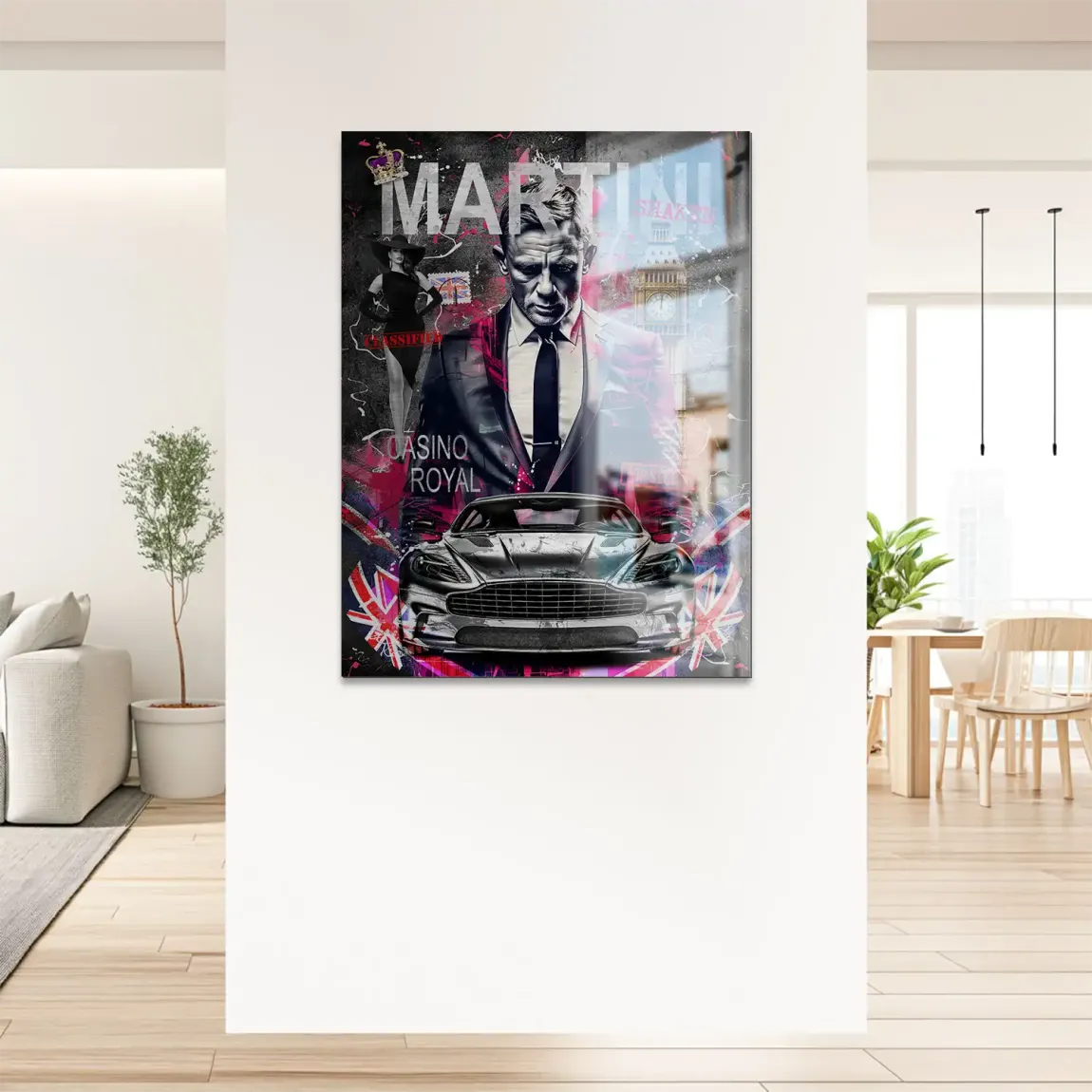 James Bond Royale Martini Alu Gebürstet Bild