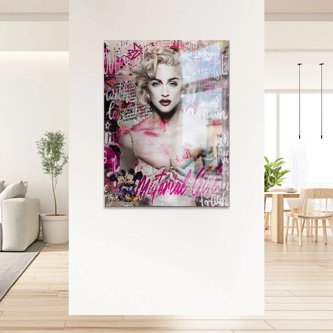 Pop Queen Vibes Alu Gebürstet Bild