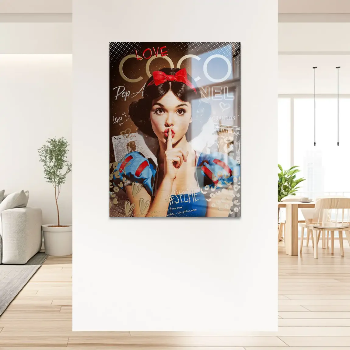 Schneewittchen Coco Glam Alu Gebürstet Bild