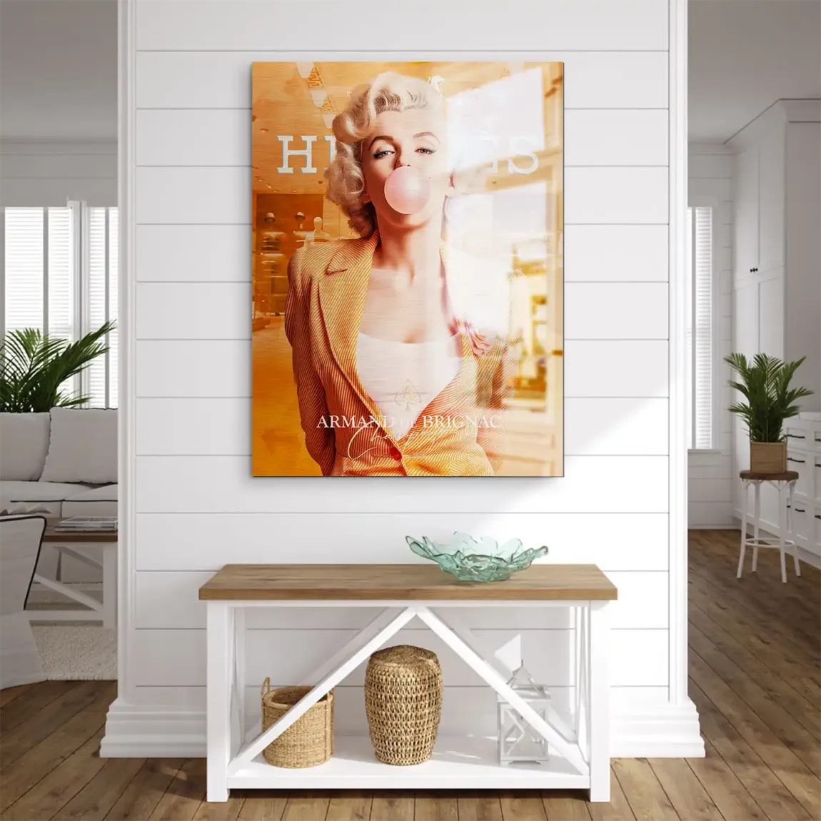 Monroe Bubble Glamour Aludibond Gebürstet INGALERIE