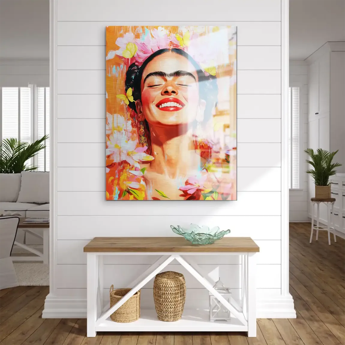 Frida Kahlo Blooming Aludibond Gebürstet INGALERIE
