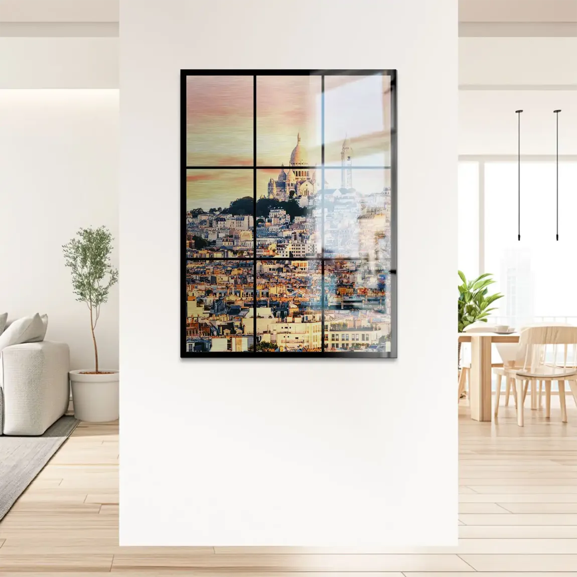 Sunrise Montmartre Paris Alu Gebürstet Bild