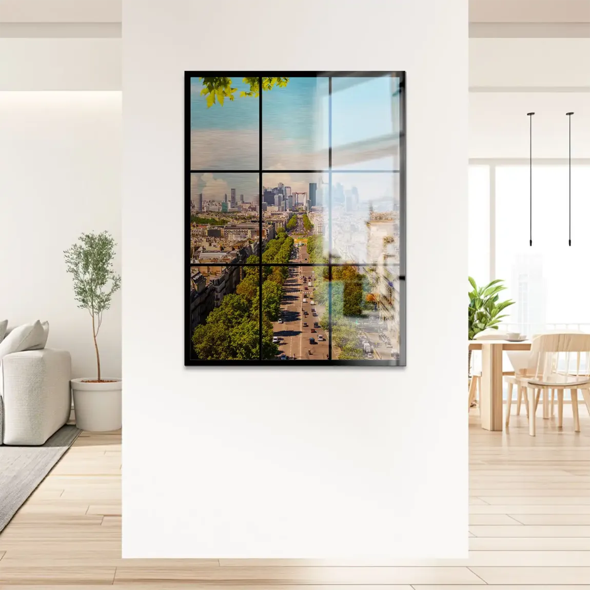 Avenue Lumière Paris Alu Gebürstet Bild