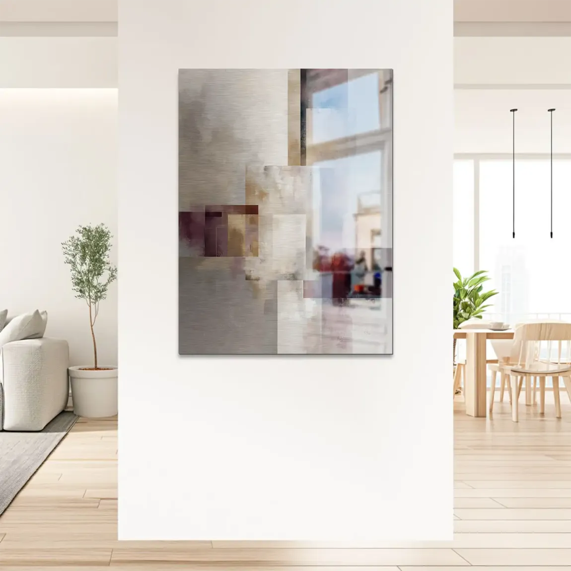 Mystic Geometry Alu Gebürstet Bild