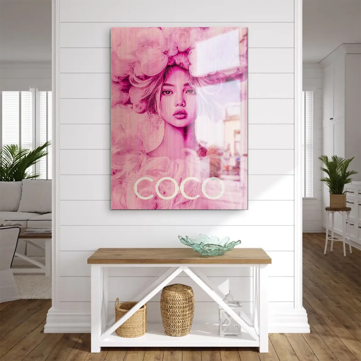 Coco Vision in Pink Aludibond Gebürstet INGALERIE