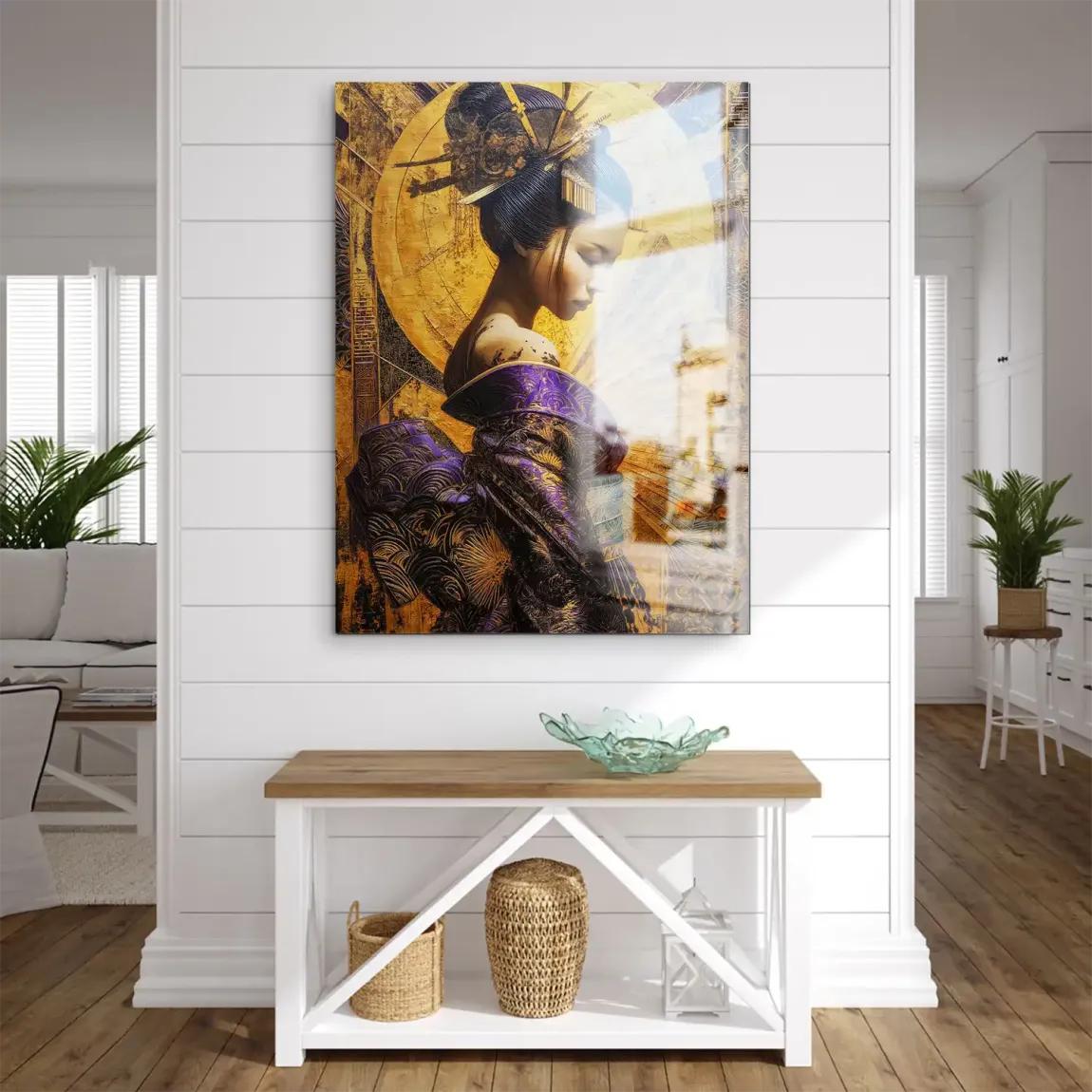 Silk Dynasty Beauty Aludibond Gebürstet INGALERIE