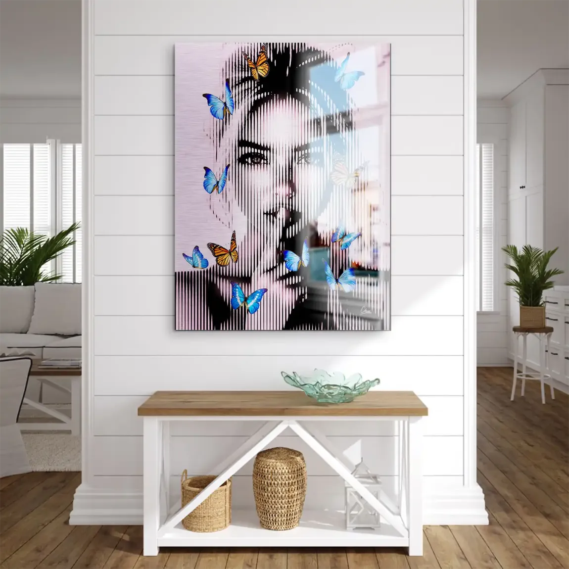 Silent Butterfly Aludibond Gebürstet INGALERIE