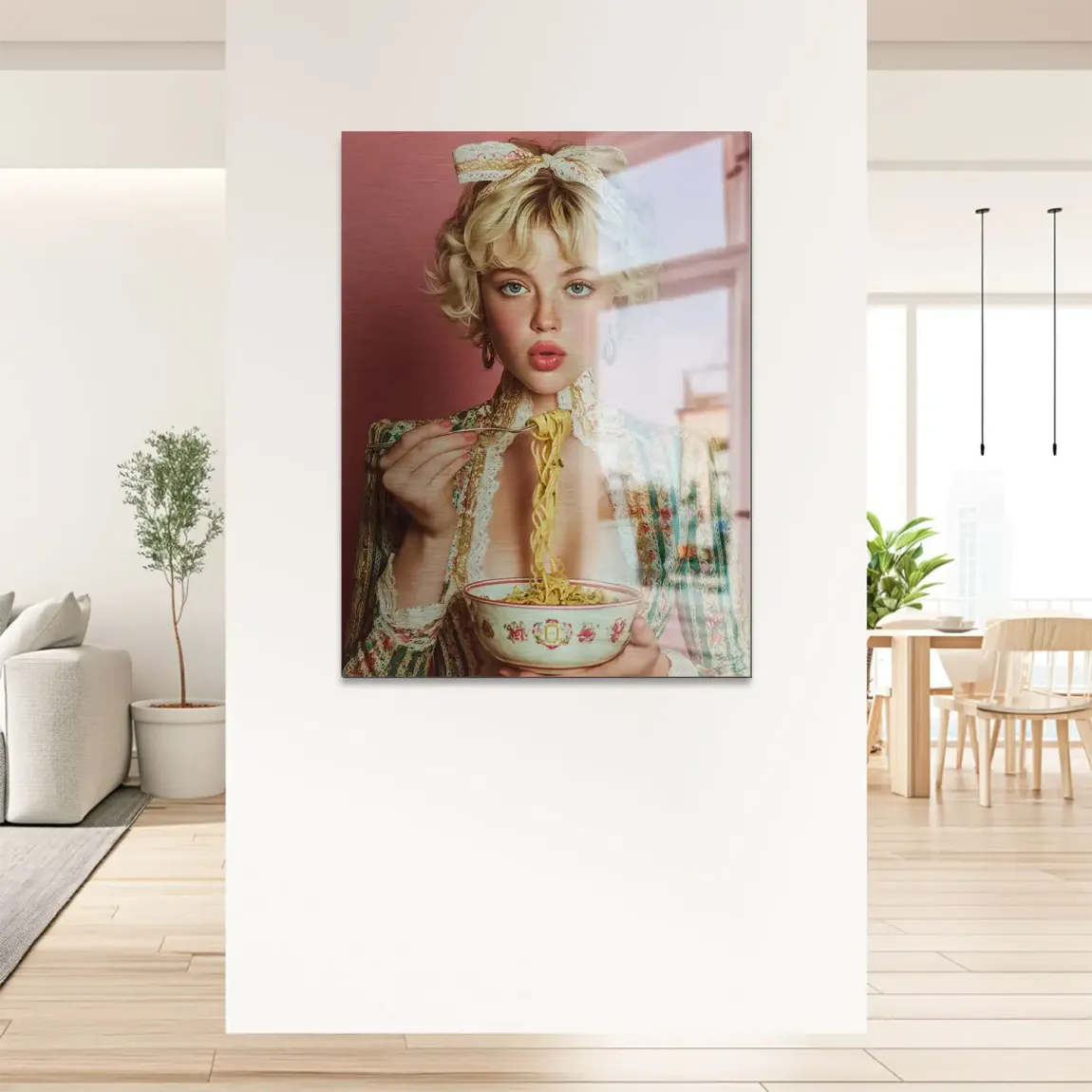 La Dolce Noodle Lady Alu Gebürstet Bild
