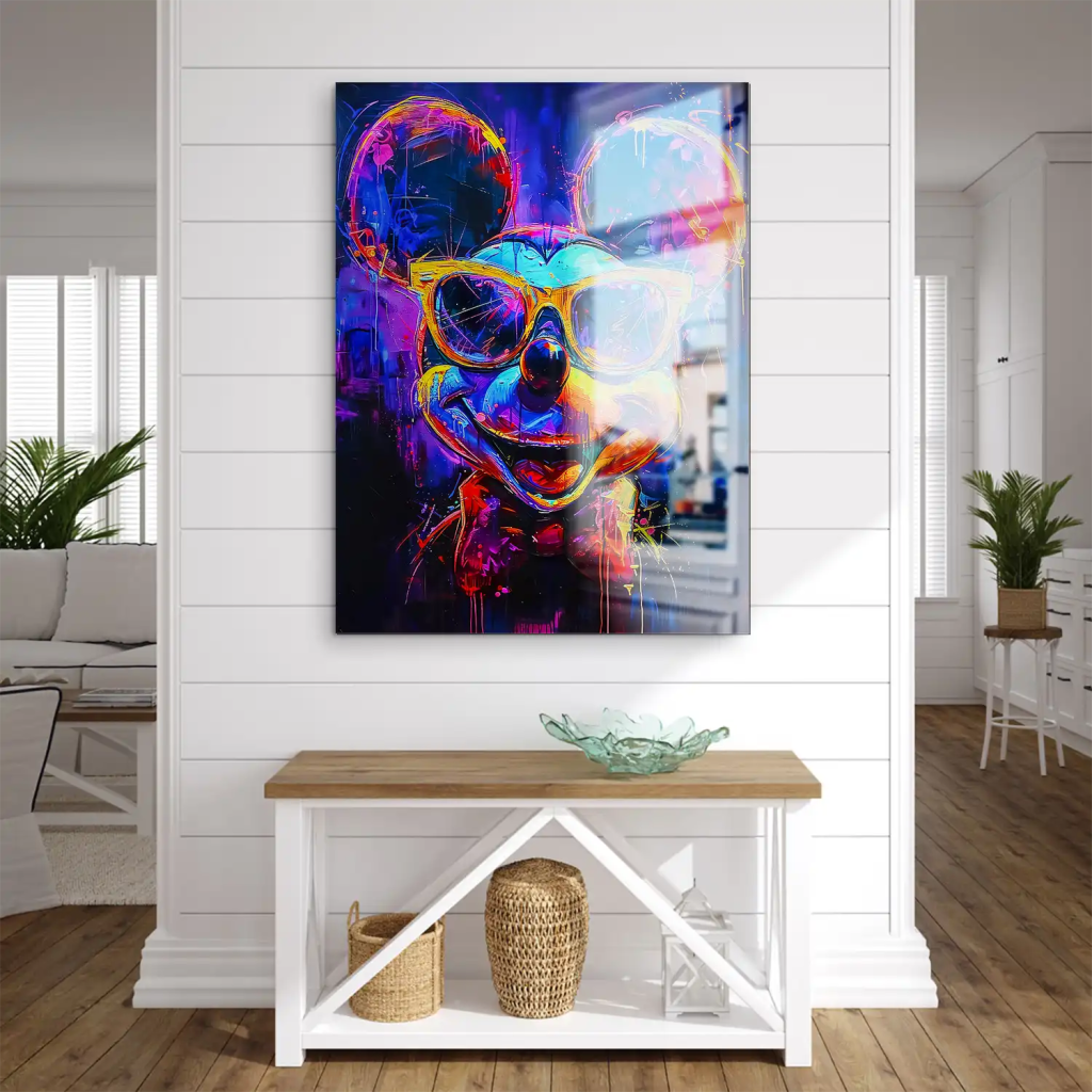 Micky Abstrakt Color Aludibond Gebürstet INGALERIE