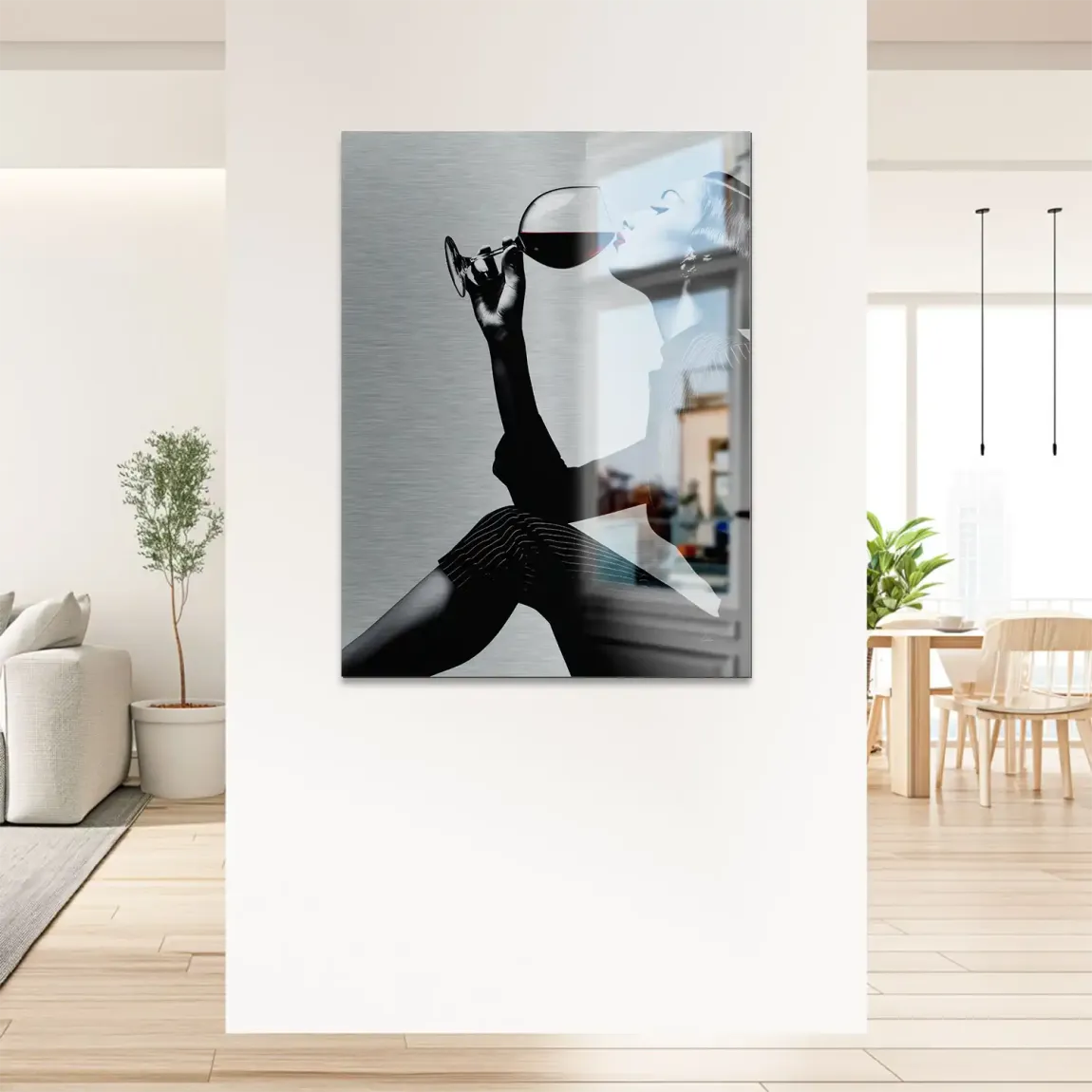 Wine Moments Alu Gebürstet Bild