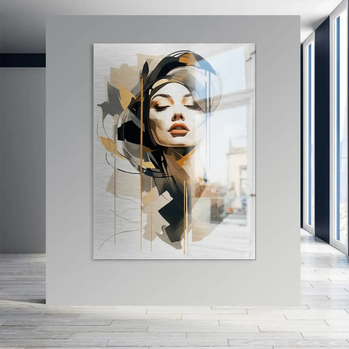 Whispers of Elegance Alu Gebürstet Bild INGALERIE