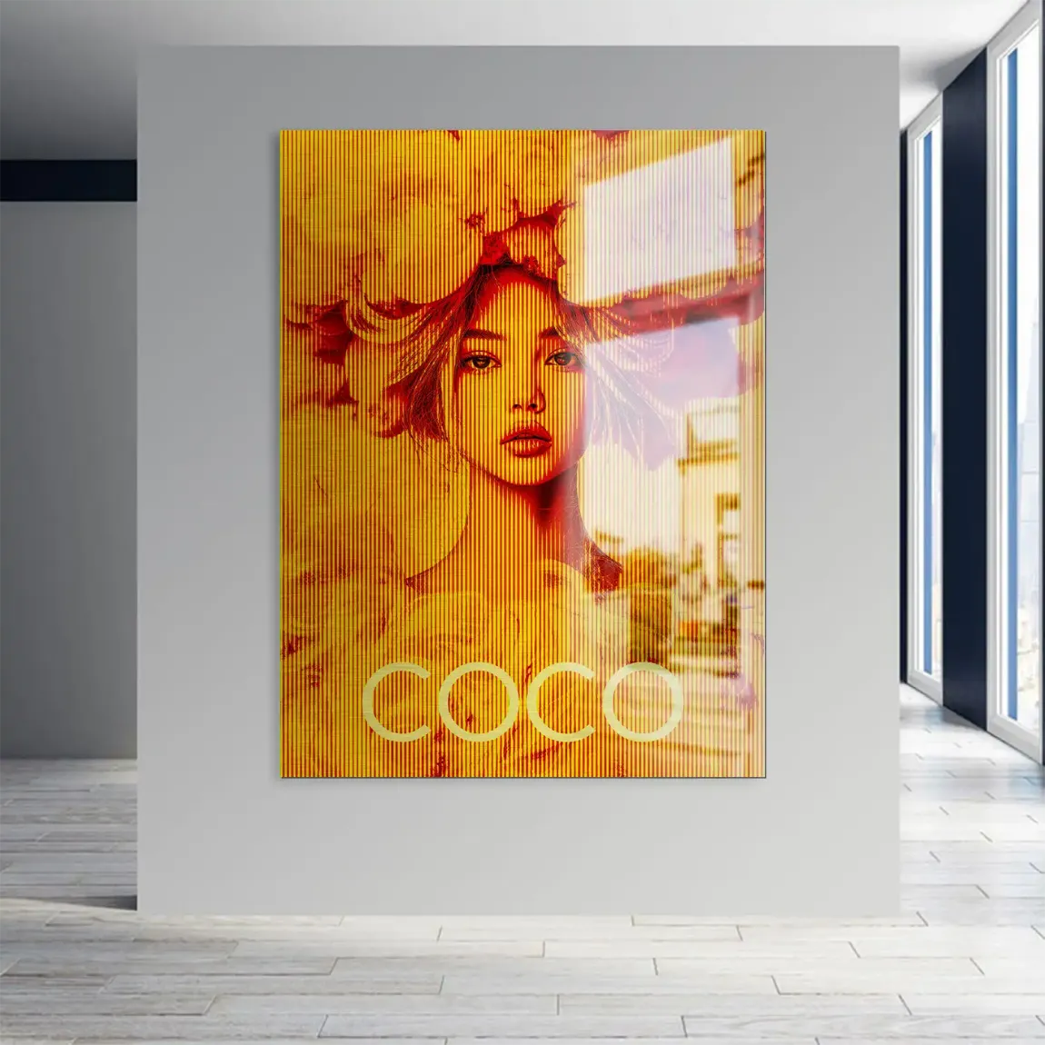 Coco Vision Aludibond Gebürstet INGALERIE
