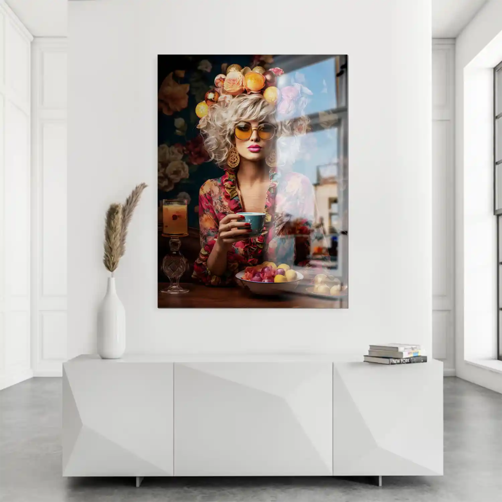 Beauty Bohemian Style Alu Gebürstet Bild INGALERIE