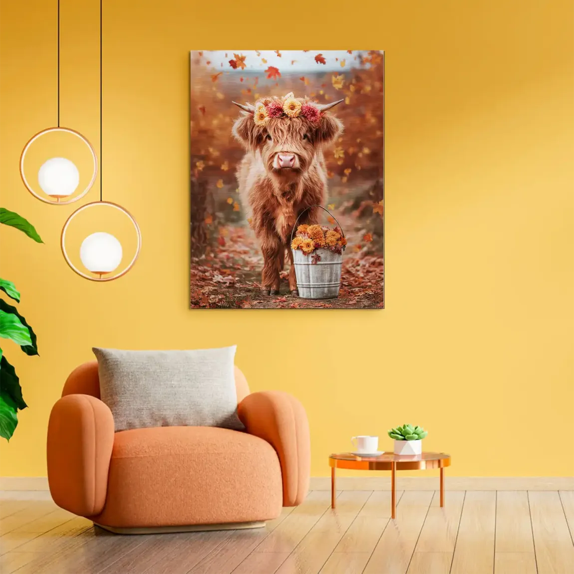 Herbstliebe Highland Alu Gebürstet Bild