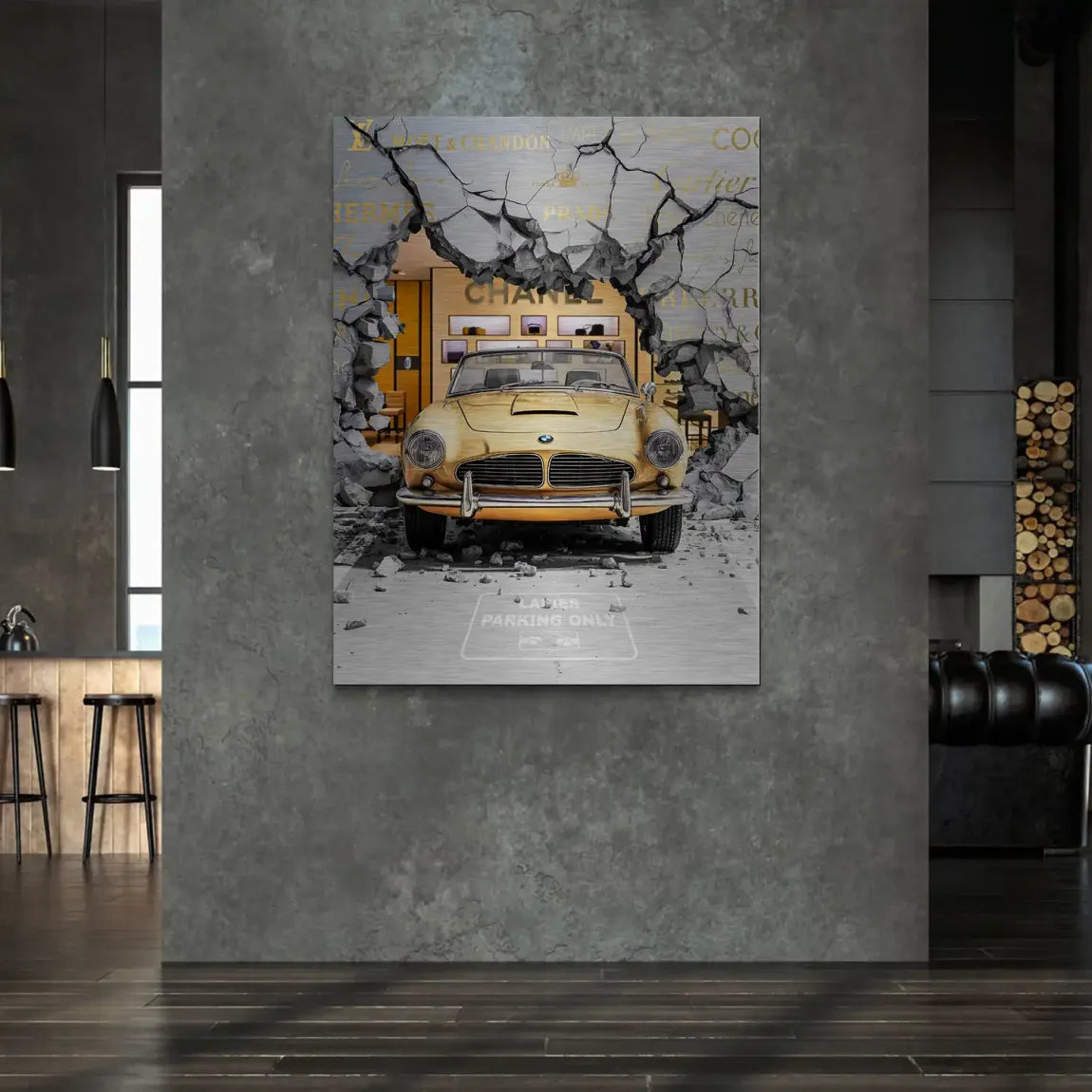 Luxury Shopping Alu Gebürstet Bild