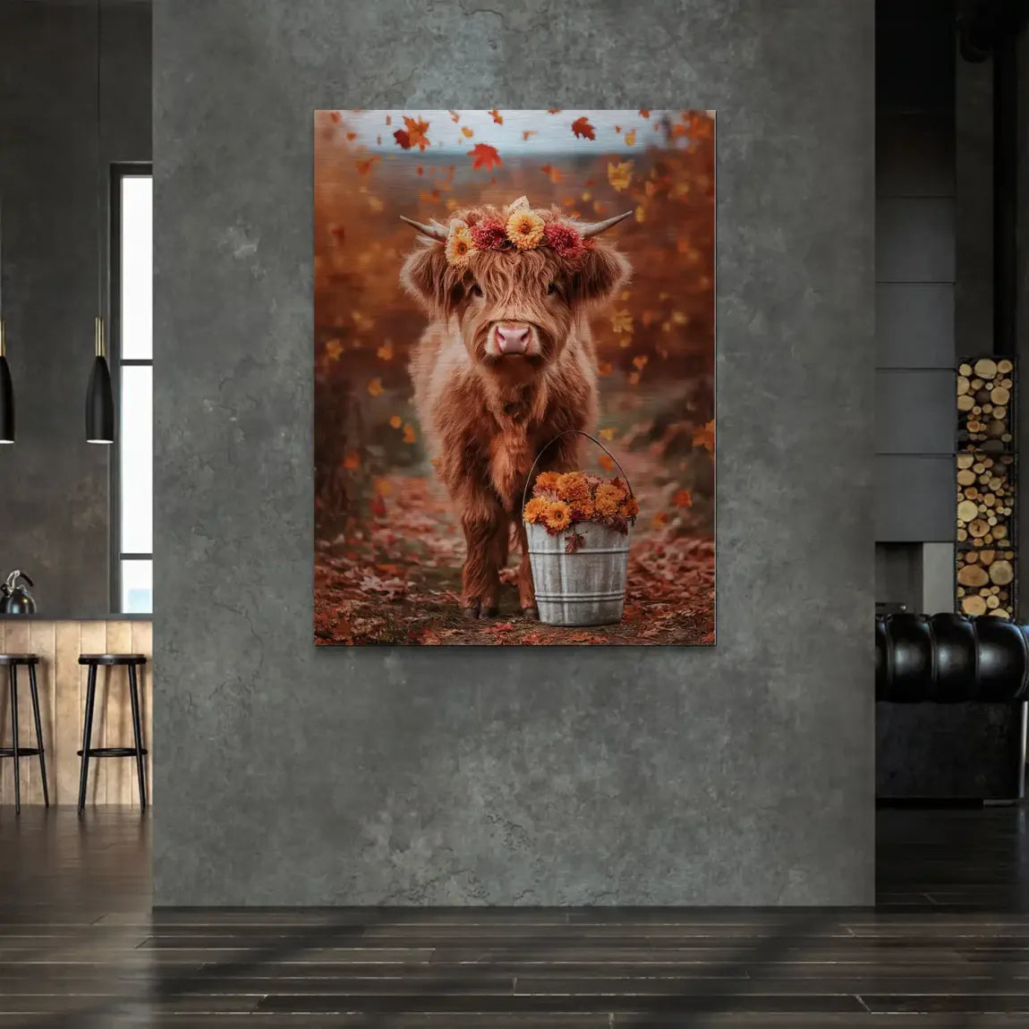 Herbstliebe Highland Alu Gebürstet Bild