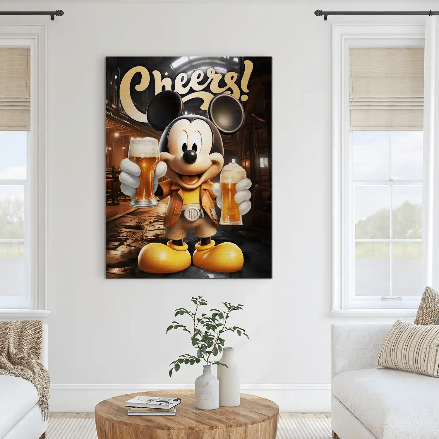 Micky Cheers Aludibond Gebürstet INGALERIE