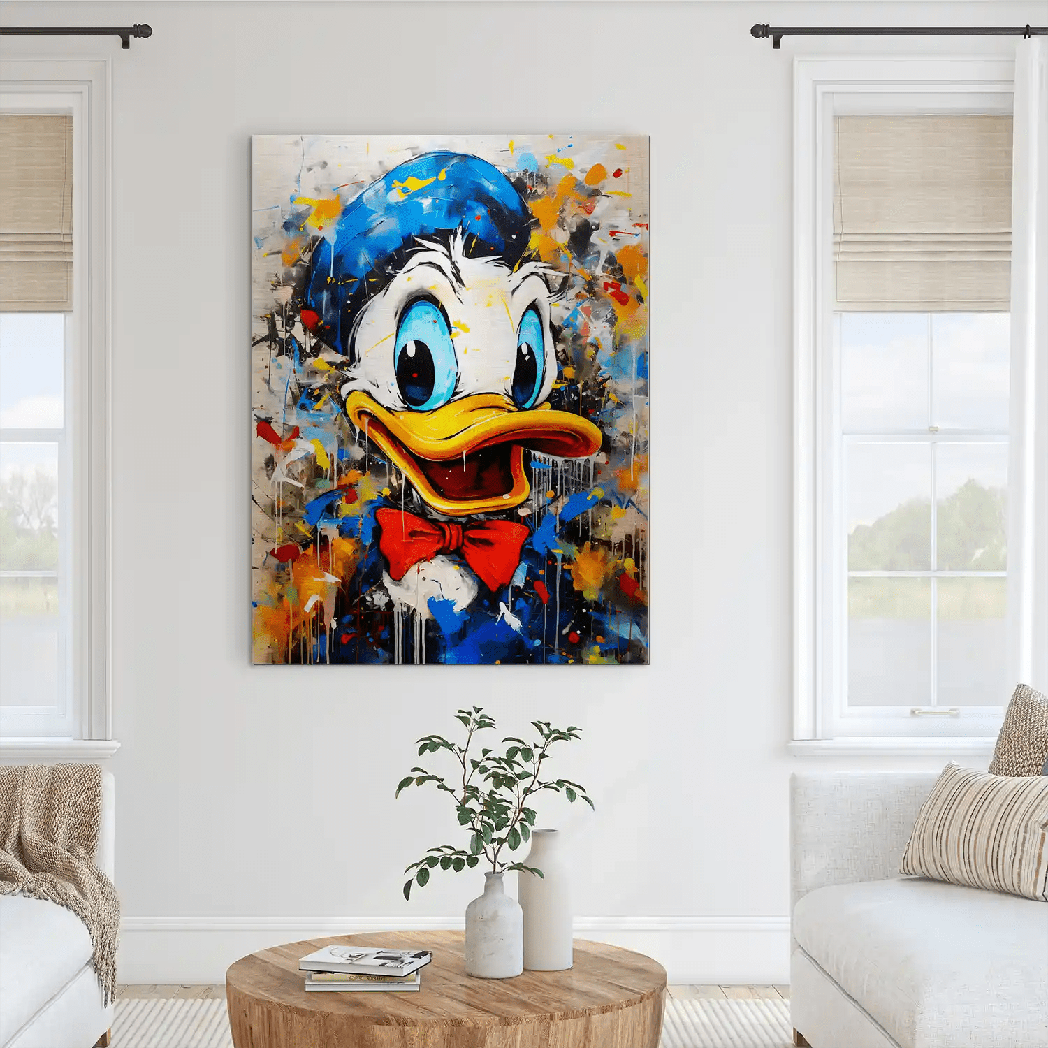 Donald Abstrakt Style Aludibond Gebürstet INGALERIE