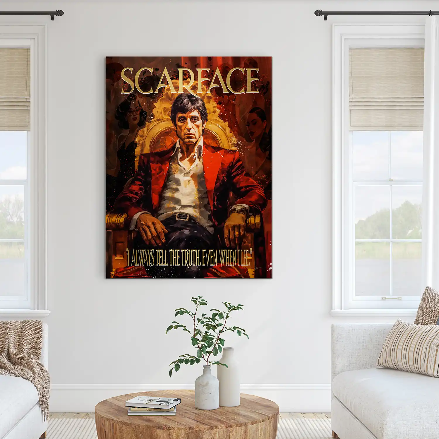 Scarface Aludibond Gebürstet INGALERIE
