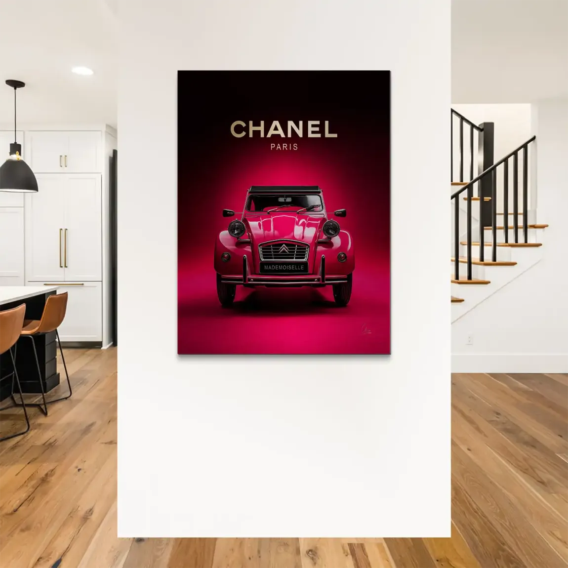 Mademoiselle Chic 2CV Alu Gebürstet Bild