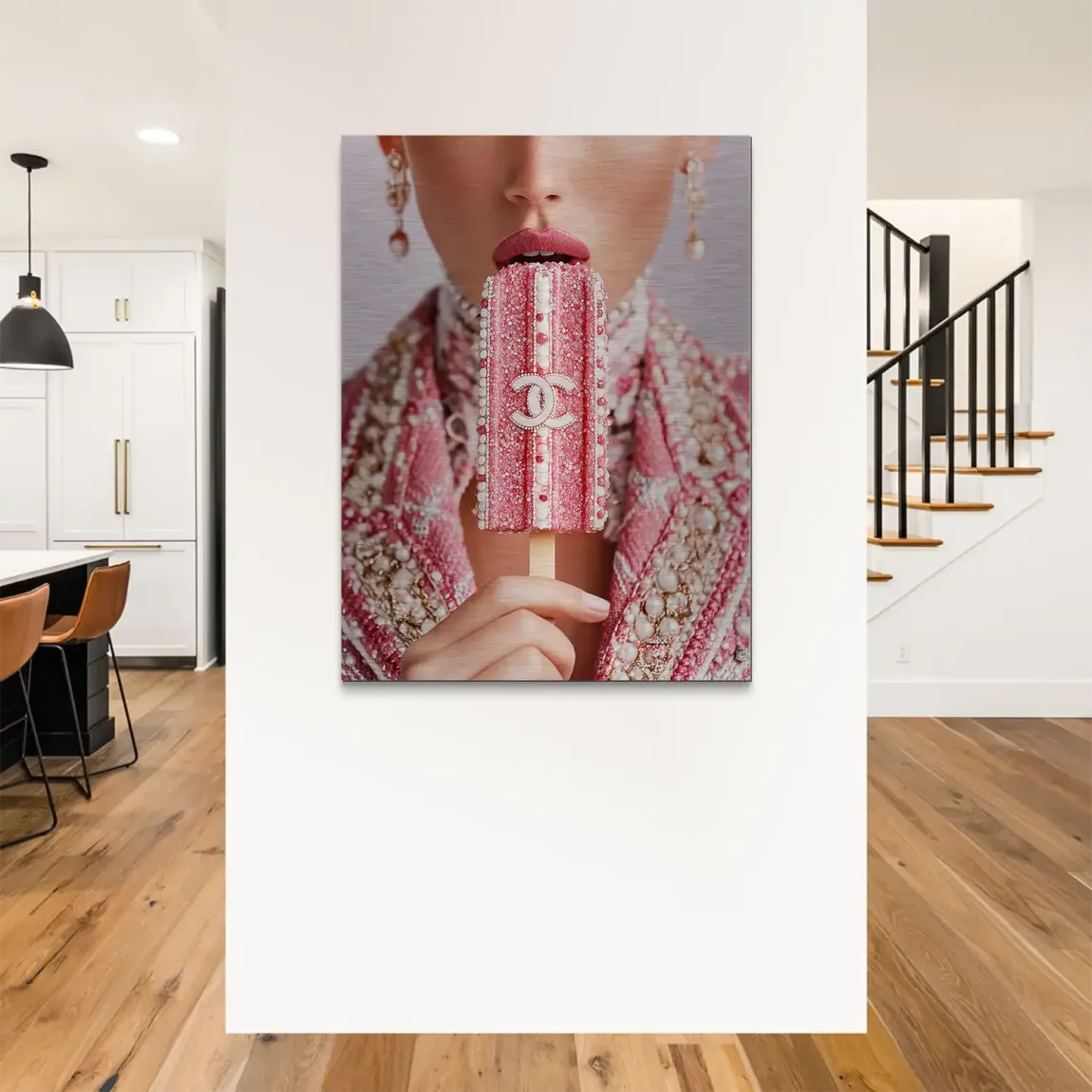 Pink Pearl Ice Couture Chanel Alu Gebürstet Bild