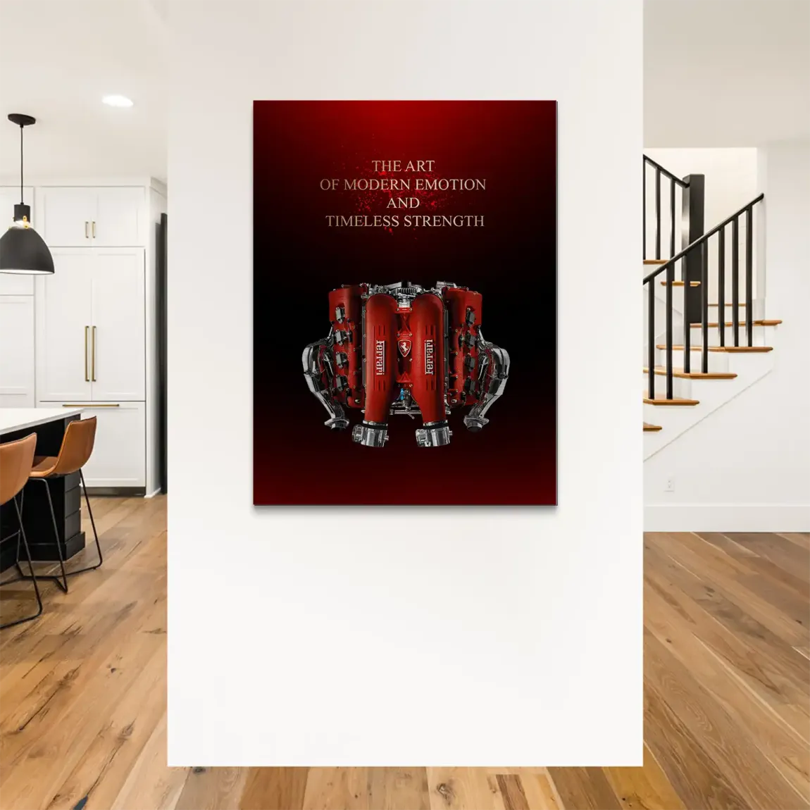 Ferrari Heart of Speed Alu Dibond Bild
