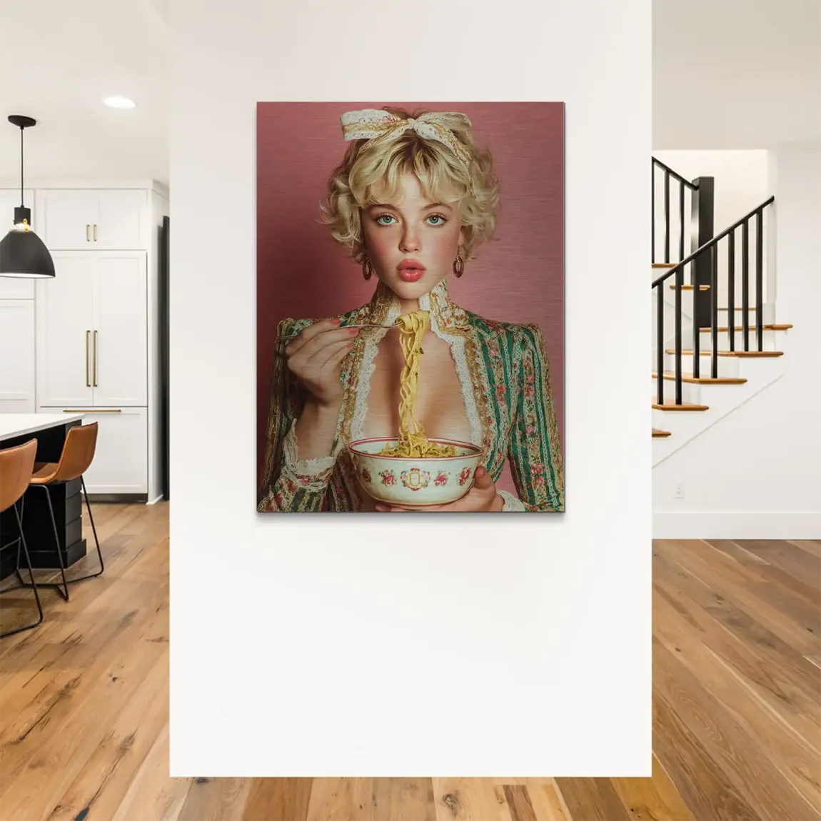 La Dolce Noodle Lady Alu Gebürstet Bild