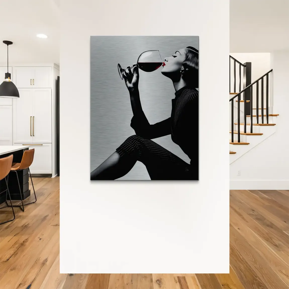 Wine Moments Alu Gebürstet Bild