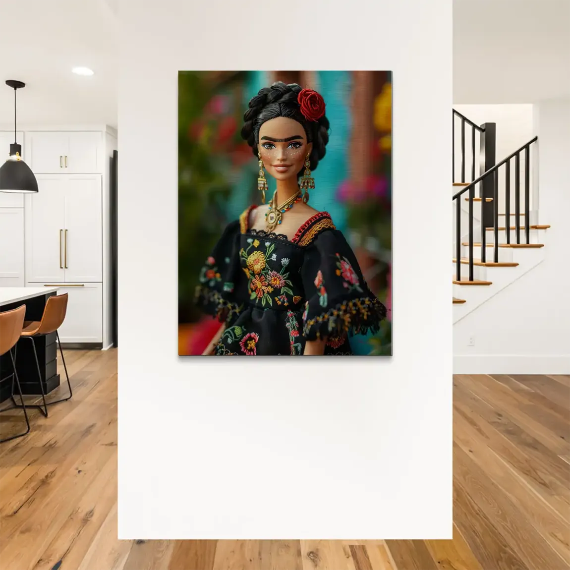 Frida Barbie Smile Alu Gebürstet Bild