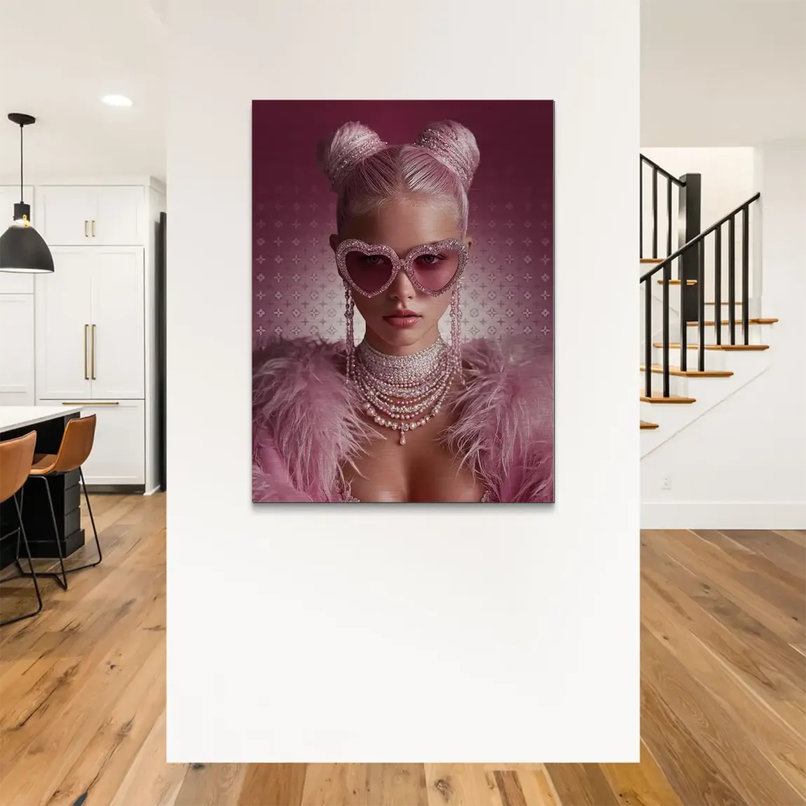 Glamour Girl Alu Gebürstet Bild
